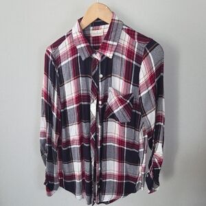 Thread And Supply Plaid Button-Up Shirt